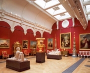 "Royal Treasures: A Golden Jubilee Celebration"
<BR>
The Queen's Gallery, Buckingham Palace
<BR>
22 May 2002 - 12 January 2003
<P>
The Nash Gallery in the new Queen's Gallery, Buckingham Palace
<P>
Credit line: <BR>
The Royal Collection Â© 2002, Her Majesty Queen Elizabeth II
<P>
The copyright of this photograph is held by the Royal Collection. This image
may only be used in connection with the exhibition Royal Treasures: A Golden
Jubilee Celebration and not after 12 January 2003.
<P>
Contact: Public Relations and Marketing, the Royal Collection - 020 7839 1377