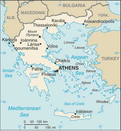 Grécia no Mapa 