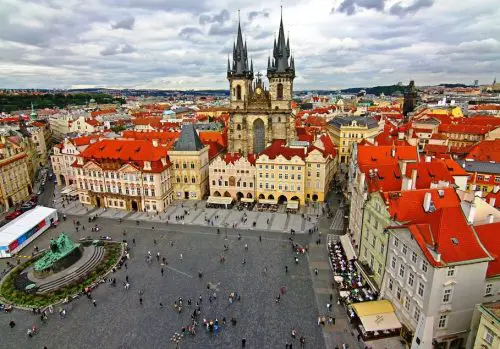 Praça da Cidade Velha em Praga