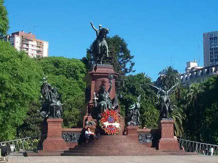 Praça San Martin em Buenos Aires