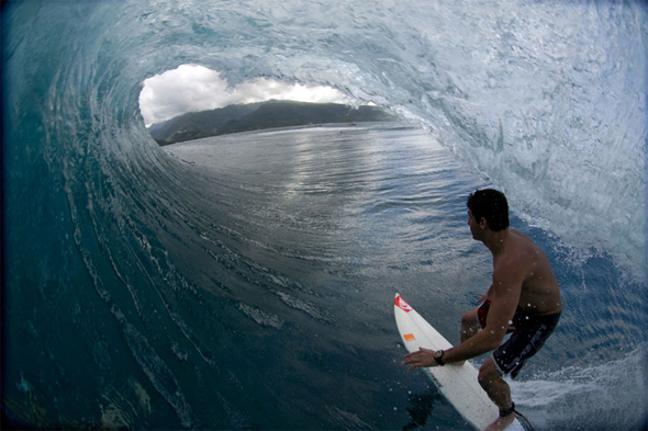 Surfe no Taiti