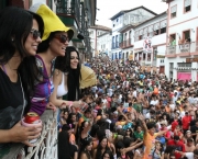 MG/DIAMANTINA/05-O3-2O11-MINAS/CARNAVAL 2O11 CARNAVAL EM DIAMANTINA.NA FOTO CONCENTRACAO DE FOLIOES NA PRACA DA QUITANDA.FOTO EUGENIO MORAES JORNAL HOJE EM DIA