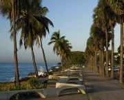 The Malecon at dawn, Santo Domingo.