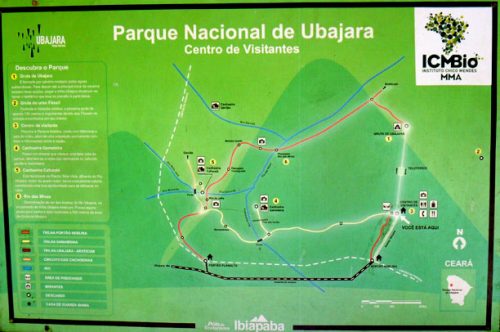 Mapa Parque Ubajara