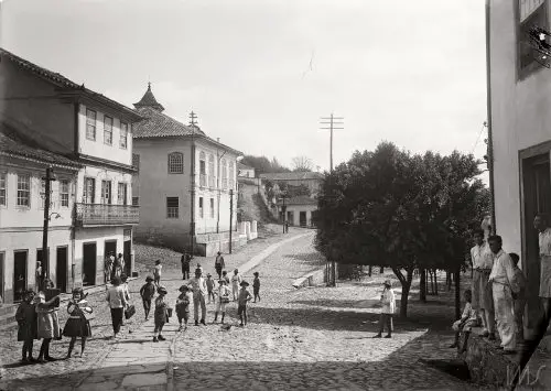 Fotografia histórica da cidade de Diamantina