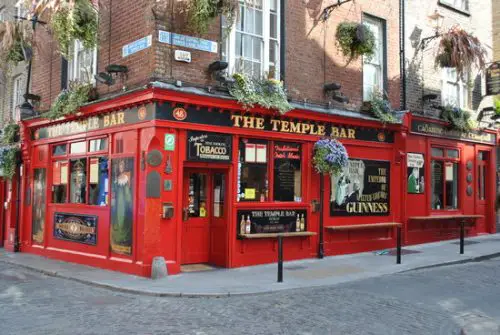 Temple Bar Pub mais famoso da Irlanda