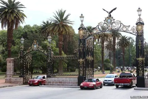 Entrada do Parque General San Martín de Mendoza